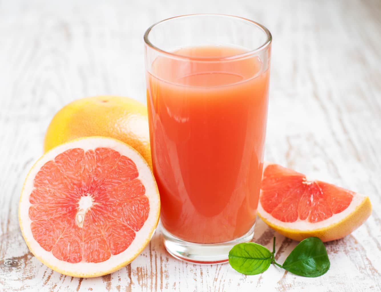 Grapefruit juice increases estrogen?