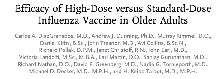 Should you get this year's high dose flu shot?