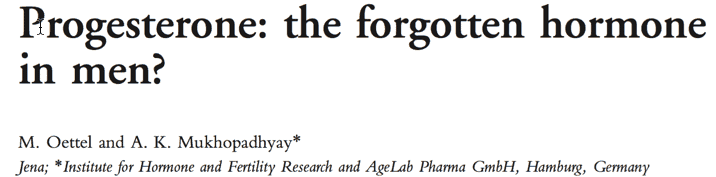 The missing hormone for male performance (not testosterone)