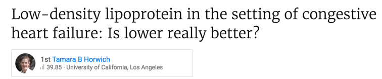 People with Higher cholestrol level live longer