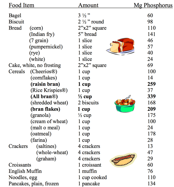 Are you suffering from excess phosphorus in your diet?