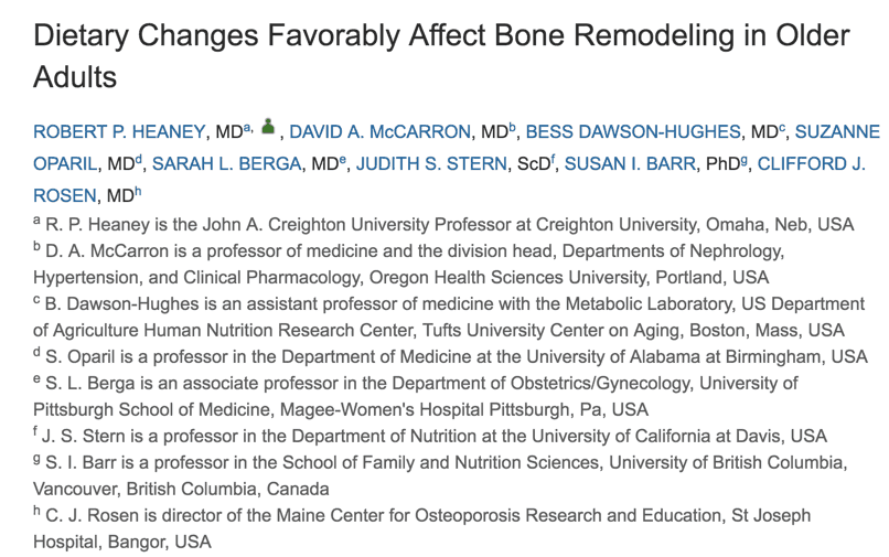 lower blood pressure and stronger bones