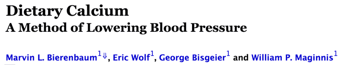 lower blood pressure and stronger bones