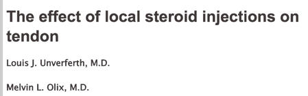 Cortisone injections make the joint worse