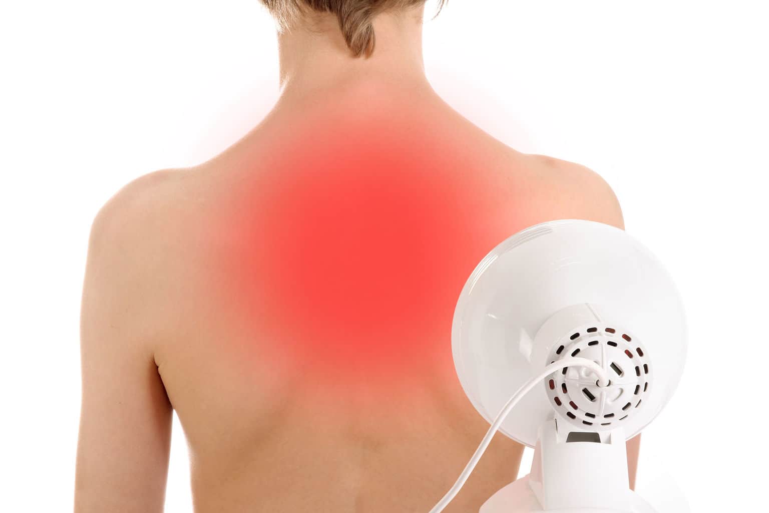 Red light therapy for acne