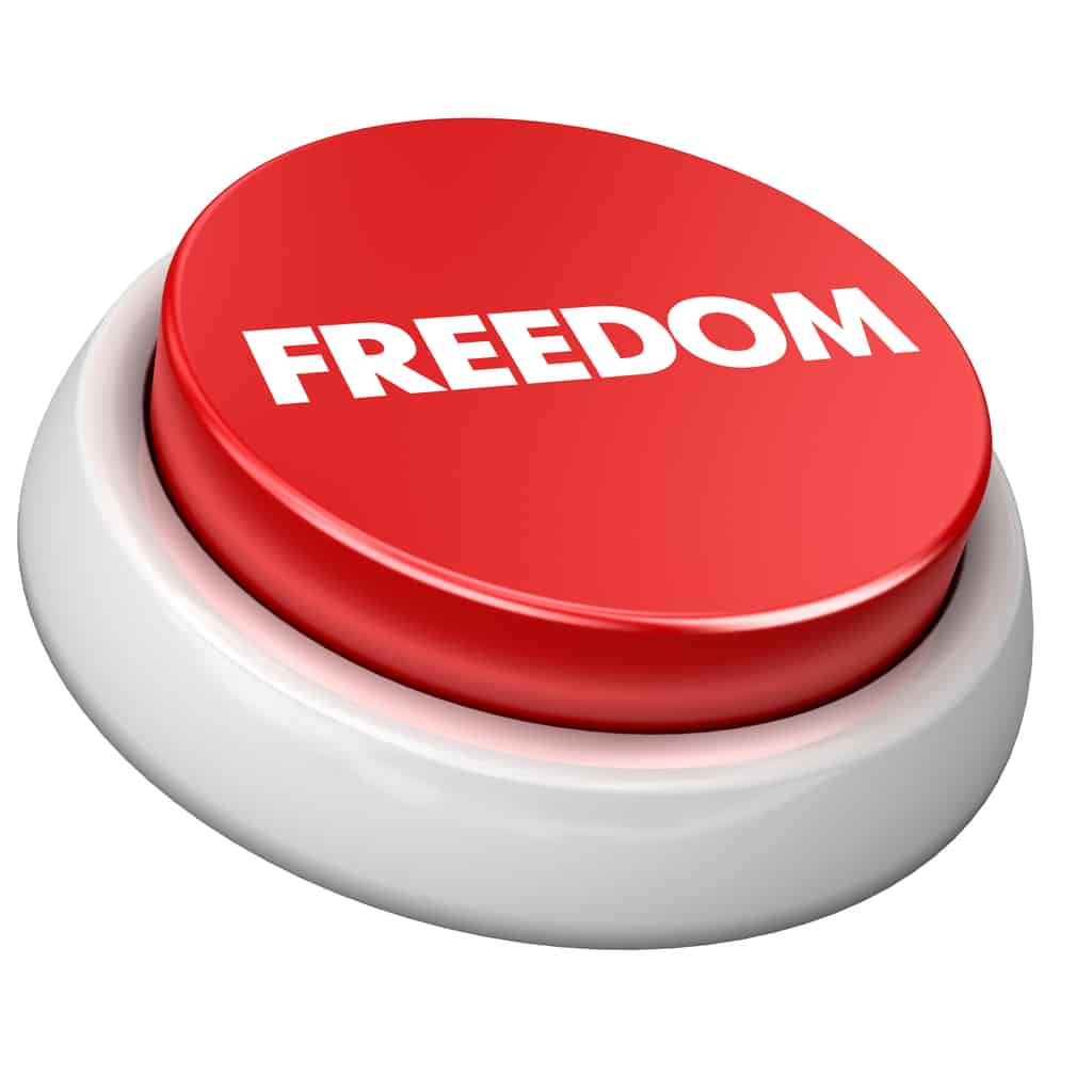 Have you tried the “freedom” button?