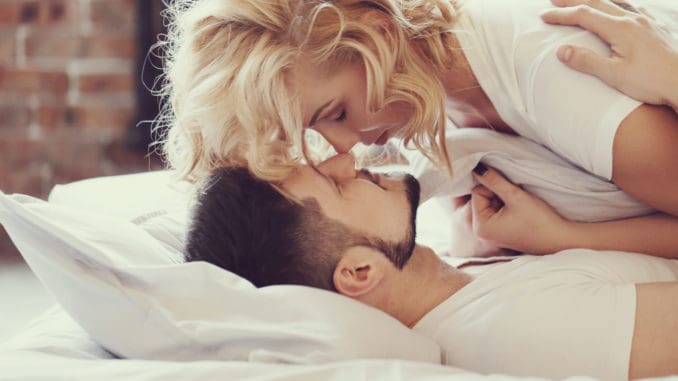 dreamstime_m_67458976 Lifestyle. Beautiful couple in bed